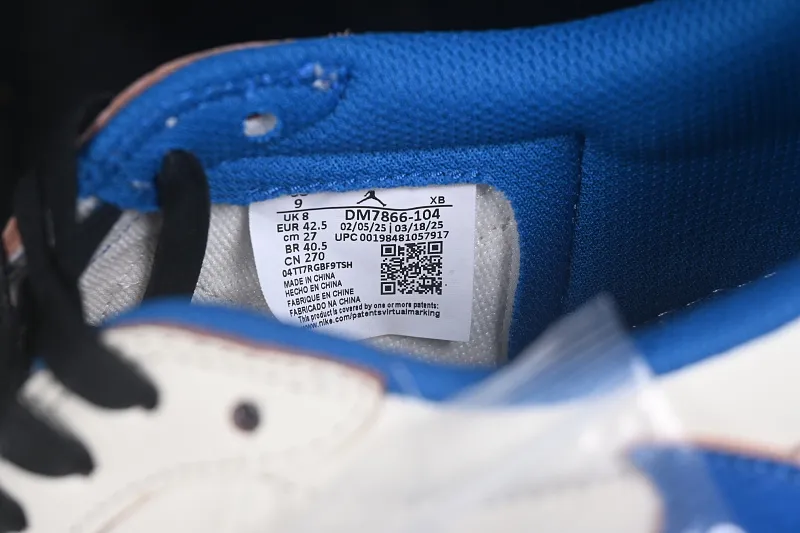 All categories Air Jordan Jordan series basketball shoes Air Jordan 1 Low GX foreign trade version Travis Scott x Air Jordan 1 Low OG AJ1 Joe 1 undercut low top full head layer DM7866-104